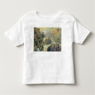 T-shirts Suvorov que cruza a ponte do diabo em 1799, 1880