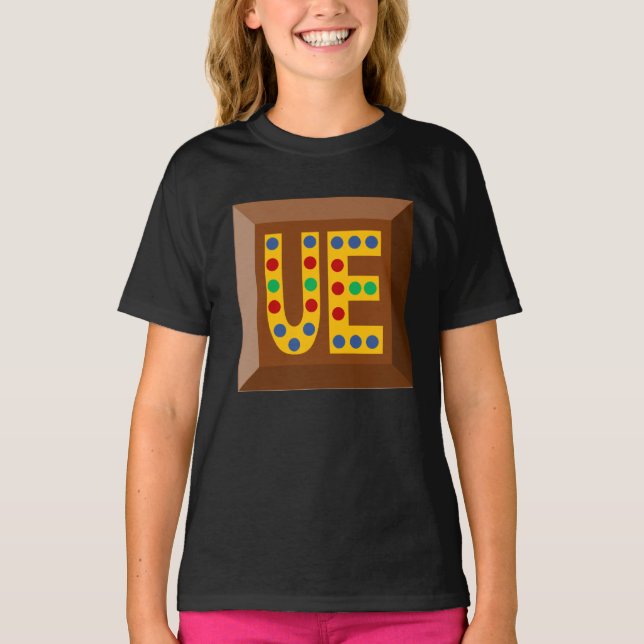 T-SHIRTS SWEAT-SHIRT   RAGLAN   UE   CHOCOLATE   BOMBONS (Frente)
