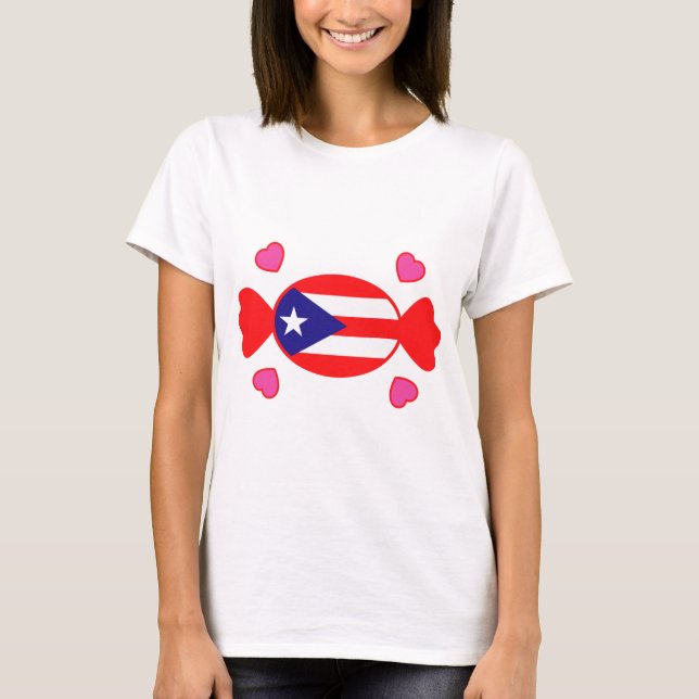 T-shirts Sweet Puerto Rican (Frente)