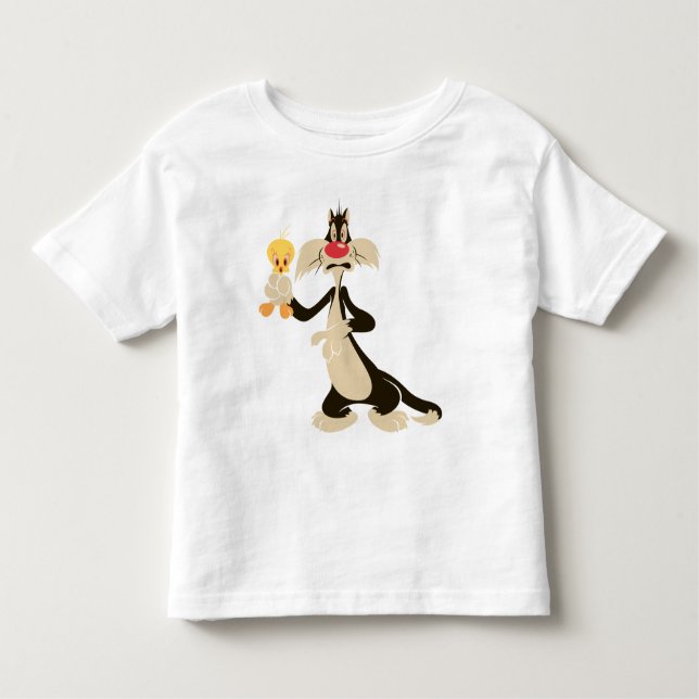 T-shirts SYLVESTER™ com TWEETY™ (Frente)