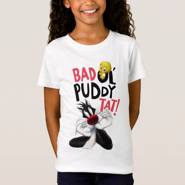 T-shirts SYLVESTER™ E TWEETY™ - Porta Ol'Puddy média (Frente)
