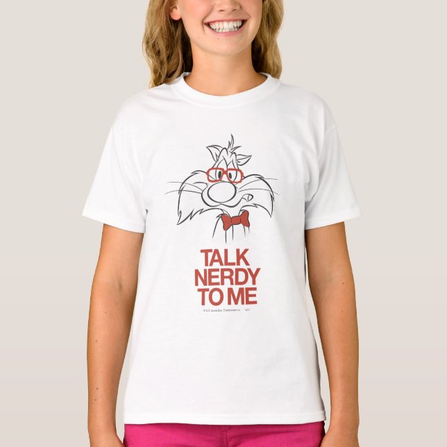 T-shirts SYLVESTER™ - Fale com o Nerdy (Frente)