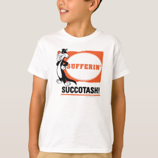 T-shirts SYLVESTER™ Sofrendo com o Succotash!