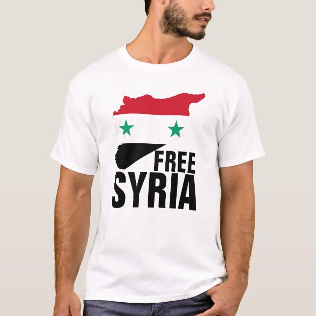 T-shirts Syria livre (Frente)