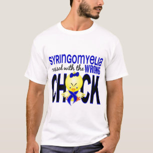 T-shirts Syringomyelia sujou com pintinho errado