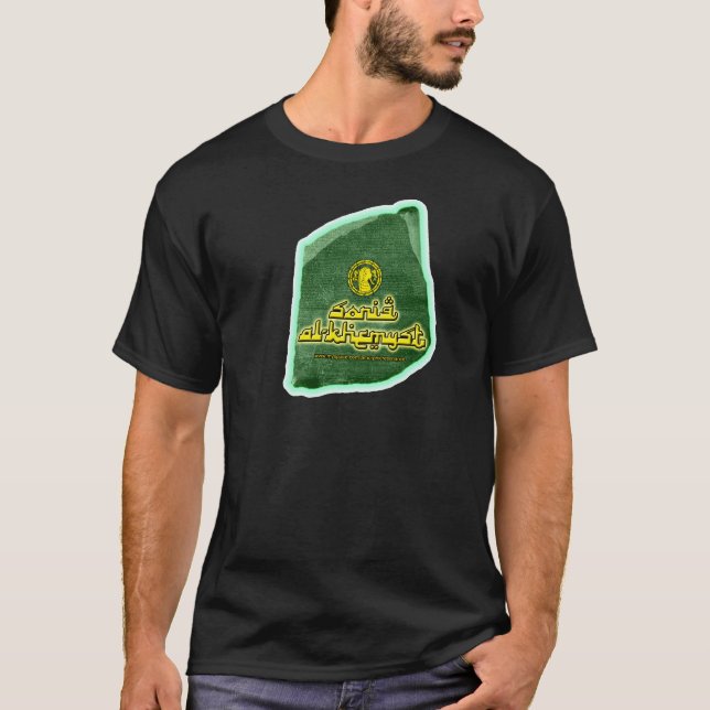 T-shirts T 100% sustentável preto do algodão (Frente)