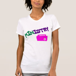 T-shirts T 1 da música do ministério das mulheres