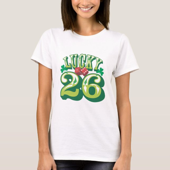 T-shirts T 26 afortunado (Frente)