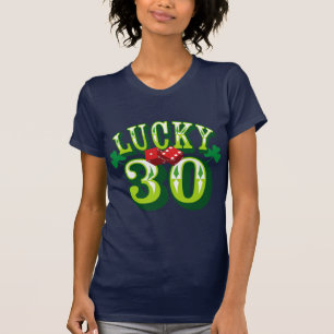 T-shirts (T 30 afortunado da rainha de Cootie)