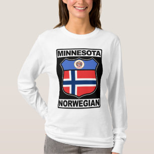 T-shirts T americano norueguês de Minnesota