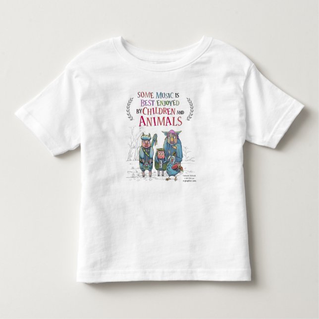 T-shirts T animal da banda (Frente)
