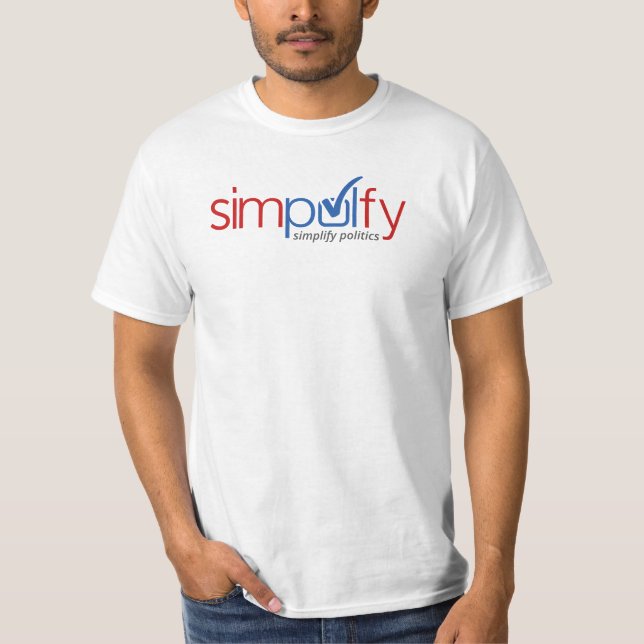 T-shirts T básico de Simpolfy (Frente)