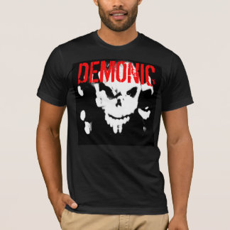 T-shirts T cabido demoníaco dos homens - personalizado -