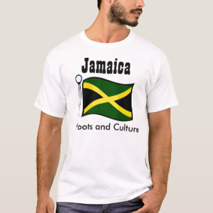 T-shirts T-camisa-raizes e cultura de Jamaica