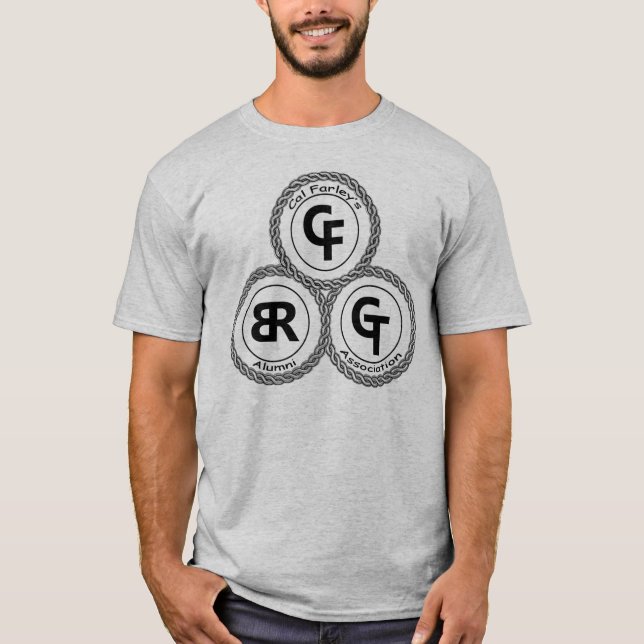 T-shirts T cinzento CFAA (Frente)
