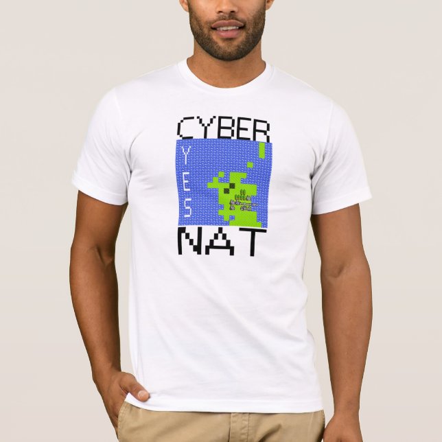T-shirts T claro de CYBERNAT (Frente)