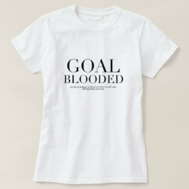 T-shirts T curto da Capa de Blooded do objetivo