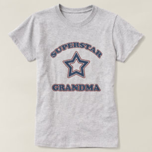 T-shirts T da avó da estrela mundial
