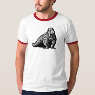 T-shirts T da campainha da morsa