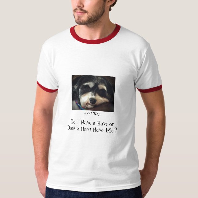 T-shirts T da campainha de Havanese (Frente)