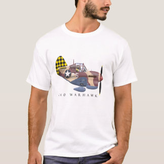 T-shirts T da cauda do verificador P-40