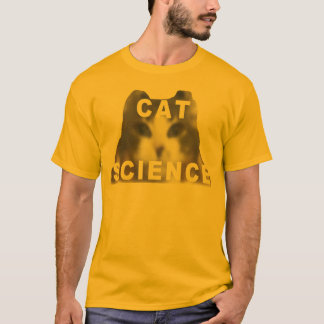 T-shirts T da ciência do gato