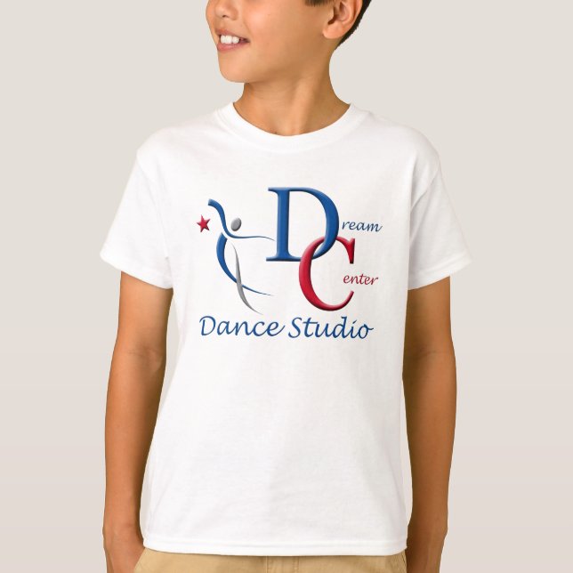 T-shirts T da criança da dança da C.C. (Frente)