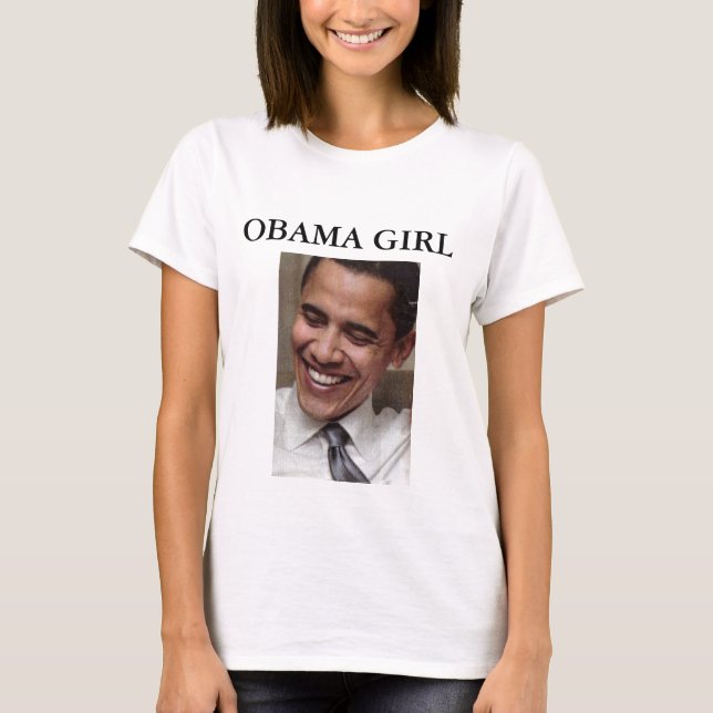 T-shirts T da MENINA de OBAMA (Frente)