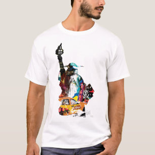 T-shirts T da Nova Iorque do metro