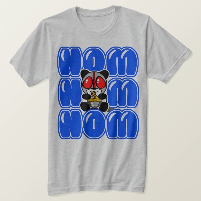 T-SHIRTS T DA PANDA DE NOM NOM NOM (Frente do Design)