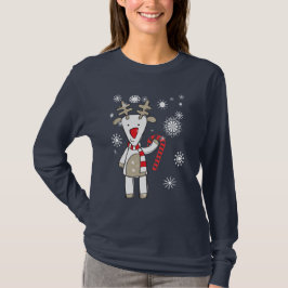 T-shirts T da rena do Natal