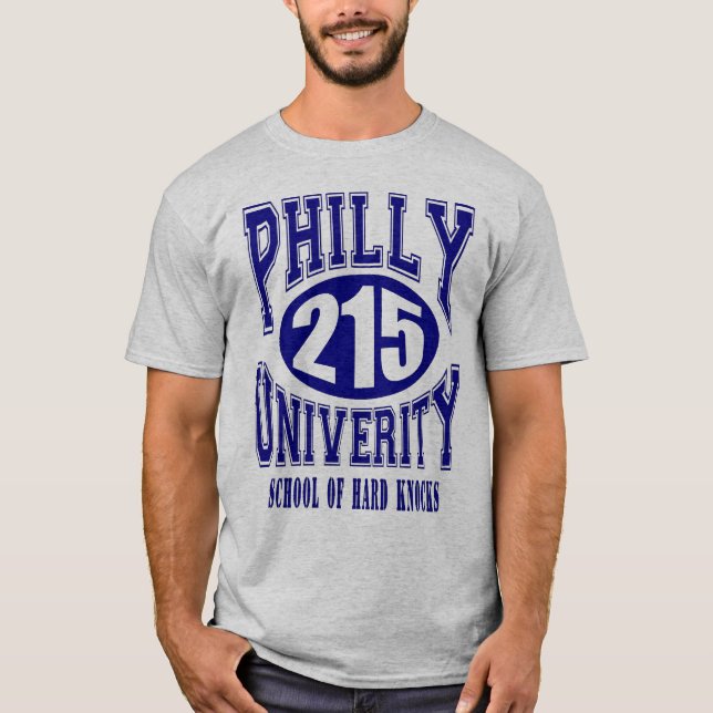 T-shirts T da universidade de Philly (Frente)