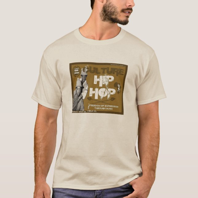 T-shirts T de Hip Hop da cultura (Frente)