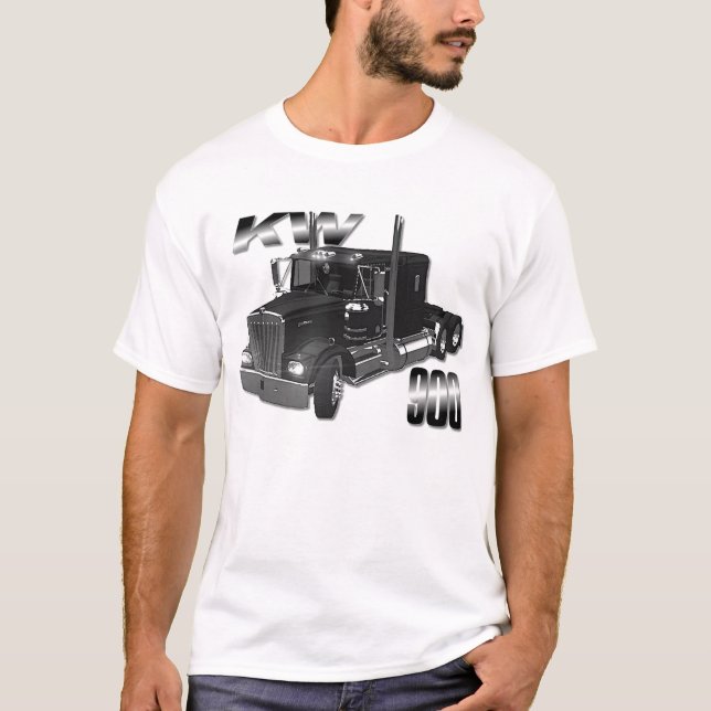 T-shirts T de Kenworth W900 (Frente)