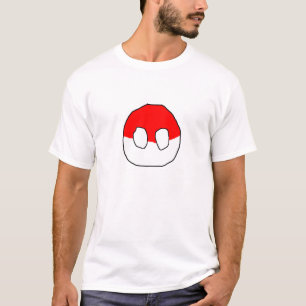 T-shirts T de Polandball