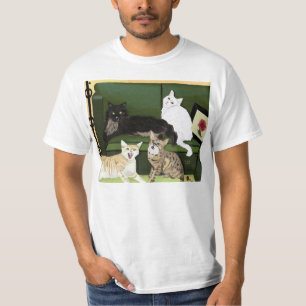 T-shirts T de quatro pouco leões de montanha