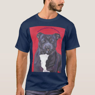 T-shirts T de Staffordshire bull terrier