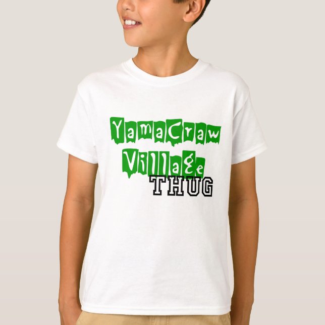 T-shirts T de Thugh da vila de Yamacraw (Frente)
