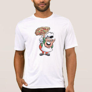 T-shirts T do Active dos homens do padeiro da pizza