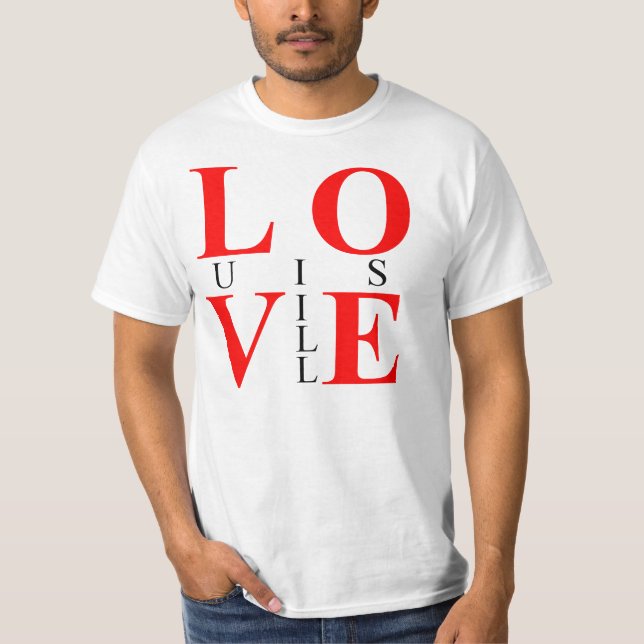 T-shirts T do amor de Louisville (Frente)