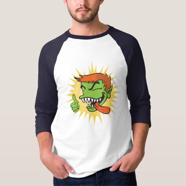 T-shirts T do basebol de Gremmie (Frente)