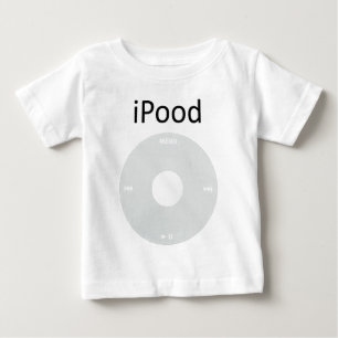 T-shirts T do bebê do iPood