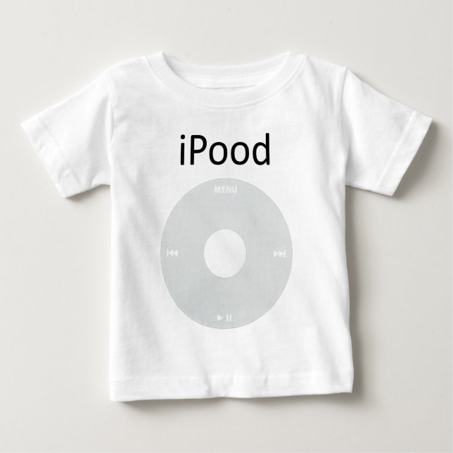 T-shirts T do bebê do iPood (Frente)