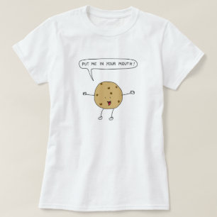 T-shirts T do biscoito