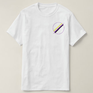 T-shirts T do bolso do orgulho de Nonbinary