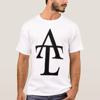 T-shirts T do branco de ATL
