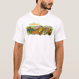 T-shirts T do comboio