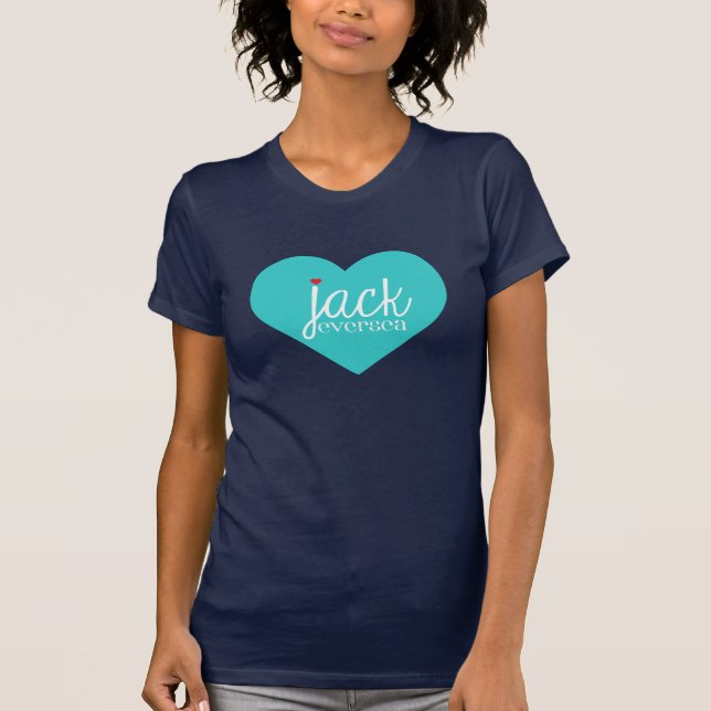 T-shirts T do coração de Jack Eversea (Frente)