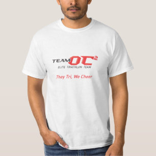 T-shirts T do elogio da equipe OC2