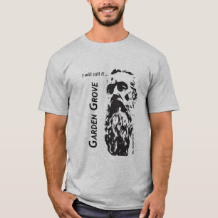 T-shirts T do fundador do bosque do jardim